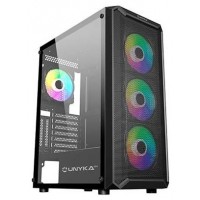 CAJA ATX SEMITORRE GAMING UNYKA ARMOR 3GEN USB TYPE