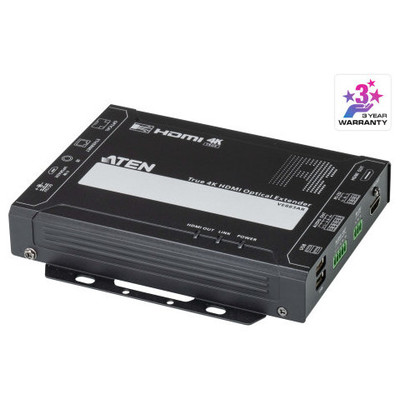 ATEN RECEPTOR HDMI TRUE 4K SOBRE FIBRA OPTICA (W/300M) (VE883ARK1-AT-G) (Espera 4 dias)-SX163 ATEN RECEPTOR HDMI TRUE 4K SOBRE FIBRA OPTICA (W/300M) (VE883ARK1-AT-G) (Espera 4 dias)
