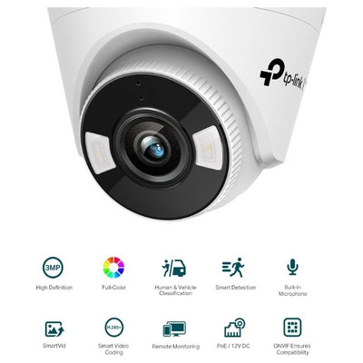 TP-Link VIGI C430 Almohadilla C&aacute;mara de seguridad IP Interior y exterior 2304 x 1296 Pixeles Techo (Espera 4 dias)
