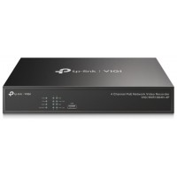 NVR VIGI TP-LINK VIGI NVR1004H-4P 4CANALES 4xPOE+ 1xHDD 1xHDMI 1xVGA 2xUSB (Espera 4 dias)