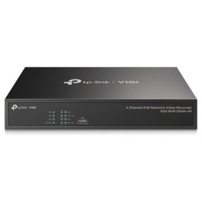 TP-LINK VIDEOGRABADOR VIGI NVR1004H-4P 4 CHANNEL POE NETWORK VIDEO RECORDER