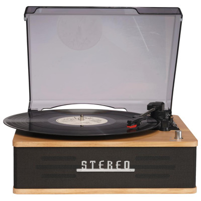 TOCADISCOS RETRO DENVER VPB-262LW BLUETOOTH Y ALTAVOCES TAPA BLANCA
