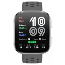 Amazfit Bip 6 Charcoal 5 cm (1.97") AMOLED Digital 390 x 450 Pixeles Pantalla táctil Plata GPS (satélite) (Espera 4 dias)