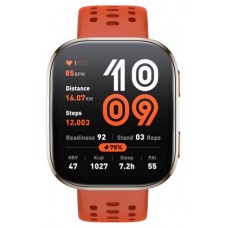 Amazfit Bip 6 Red 5 cm (1.97") AMOLED Digital 390 x 450 Pixeles Pantalla táctil Plata GPS (satélite) (Espera 4 dias)