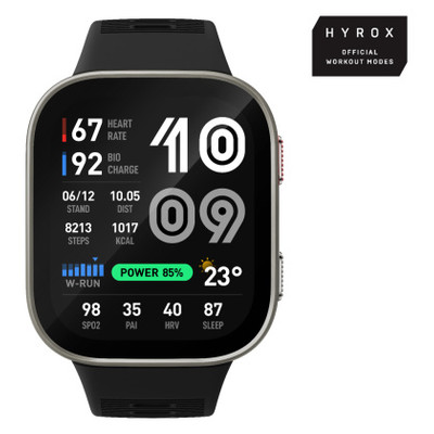 Amazfit Bip Max 5,26 cm (2.07") AMOLED Digital 432 x 514 Pixeles Pantalla táctil Negro Wifi GPS (satélite) (Espera 4 dias)-SX35 Amazfit Bip Max 5,26 cm (2.07") AMOLED Digital 432 x 514 Pixeles Pantalla táctil Negro Wifi GPS (satélite) (Espera 4 dias)