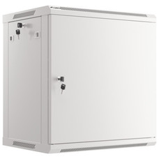 ARMARIO RACK 19" MURAL 12U/600X450 PARA AUTOMONTAJE CON PUERTA METALICA GRIS