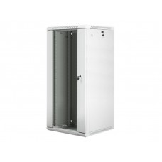 ARAMRIO LANBERG MURAL RACK 19" 27U/600X600 FLAT PACK PUERTA CRISTAL GRIS