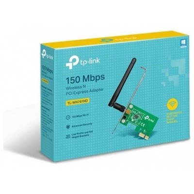 TARJETA RED WIFI TP-LINK TL-WN781ND PCI-E N/150MBPS (Espera 4 dias)