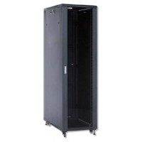 WP STANDING NETWORK RACK RNA SERIES 19" 42U 600X600MM DESMONTADO, BLACK RAL 9005 (WPN-RNA-42606-BS) (Espera 4 dias)