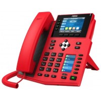 Fanvil X5U Rojo 16 l&iacute;neas SIP 1 pantalla lateral