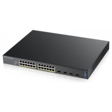 Zyxel XGS2210-28HP Gestionado L2 Gigabit Ethernet (10/100/1000) Energía sobre Ethernet (PoE) 1U Negro (Espera 4 dias)