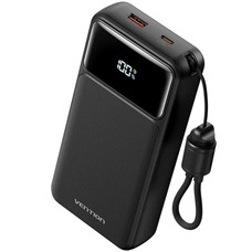 POWER BANK 20000mAh 22.5W + CABLE USB-C NEGRO VENTION (Espera 4 dias)-SX3 POWER BANK 20000mAh 22.5W + CABLE USB-C NEGRO VENTION (Espera 4 dias)