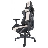 SILLA GAMING XSPRO-RACING NEGRO/BLANCO KEEPOUT (Espera 4 dias)