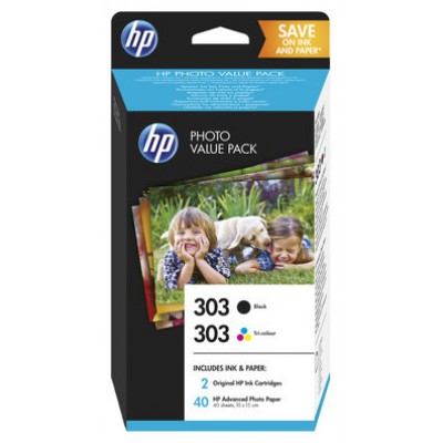 TINTA HP Z4B62EE 303 NEGRO+303 COLOR PHOTO VALUE PACK (Espera 4 dias)